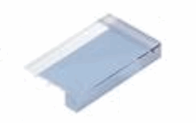 Reservedel til lysboks: Rektangulær plastprisme
