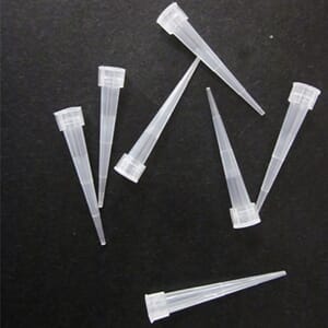 Spisser til mikropipetter 5 og 10 µL, pk. á 1000 stk