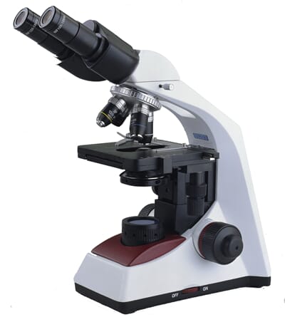 Mikroskop, binokulært, BS-102, plan objektiver