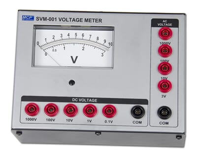 Voltmeter, analogt, AC/DC, 0-1000 V