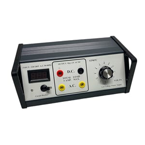 Spenningskilde, AC/DC, 2-12 V, med display