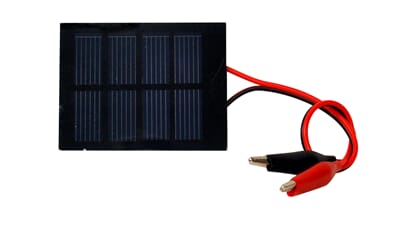Solcelle, 2 V/ 400 mA, med ledning