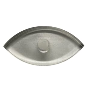 Reservedel til lysboks: Konveks plastprisme, Horisontal bruk