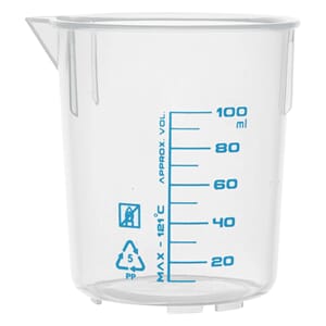 Begerglass, 100 ml, plast