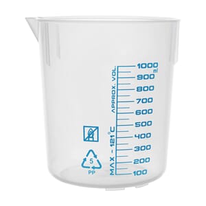 Begerglass, 1000 ml, PP plast