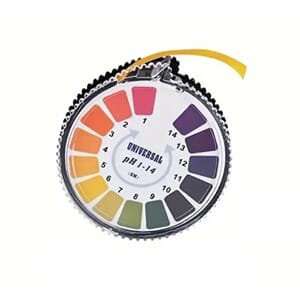pH-papir, universalindikator, pH 1-14, 5 meters rull