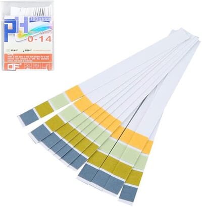 pH-papir, 0-14, pk. á 100 strips