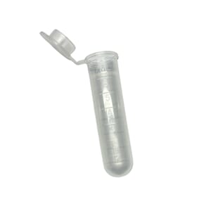 Reagensrør i plast med hengslet lokk, pk. á 200 stk