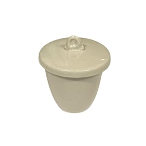 Porselensdigel med lokk, 20 ml
